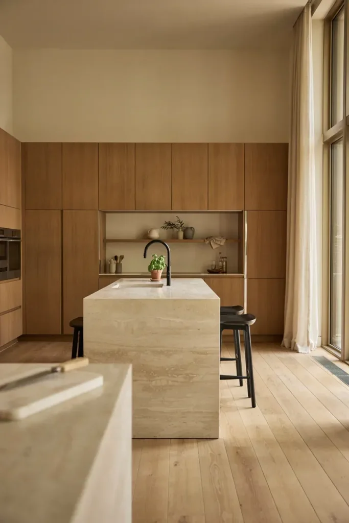 Modern Cabinets with Hidden Handles