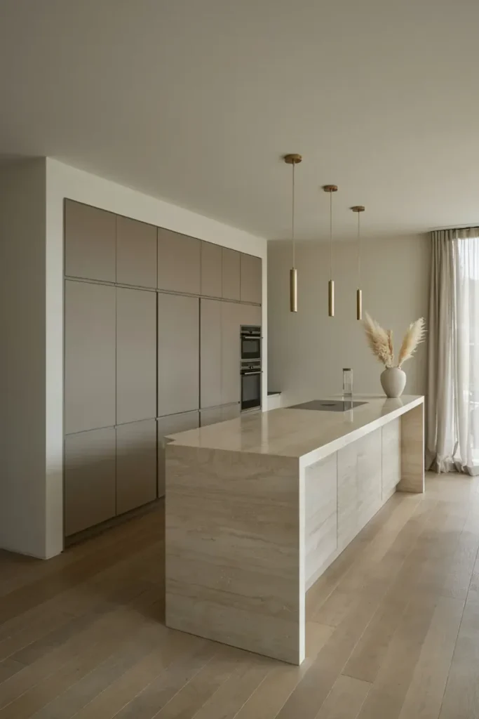 Modern Kitchen Featuring Integrated Appliances
