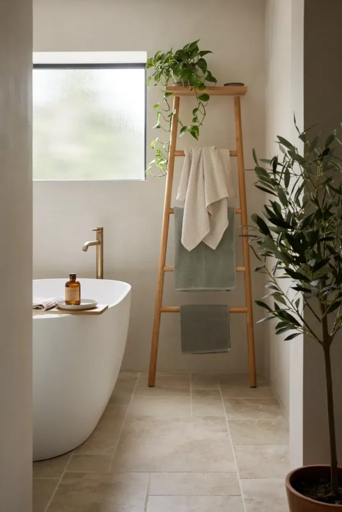 Modern Towel Ladder Storage