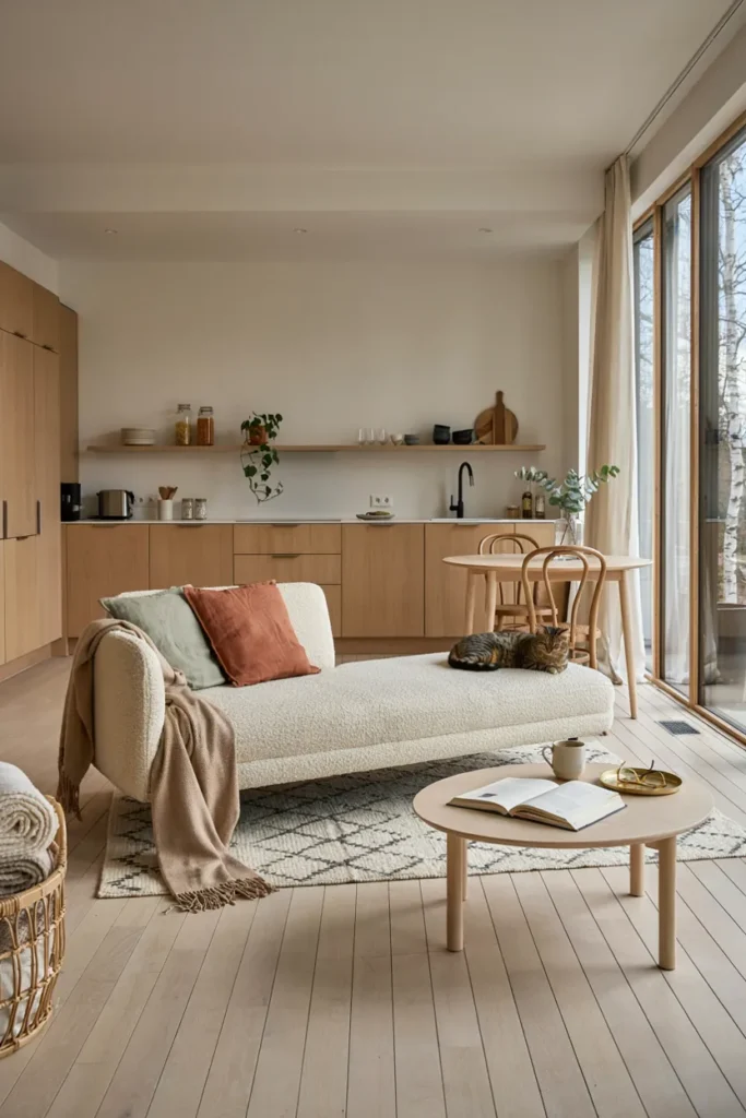 Scandinavian Open Kitchen Living Room Inspiration