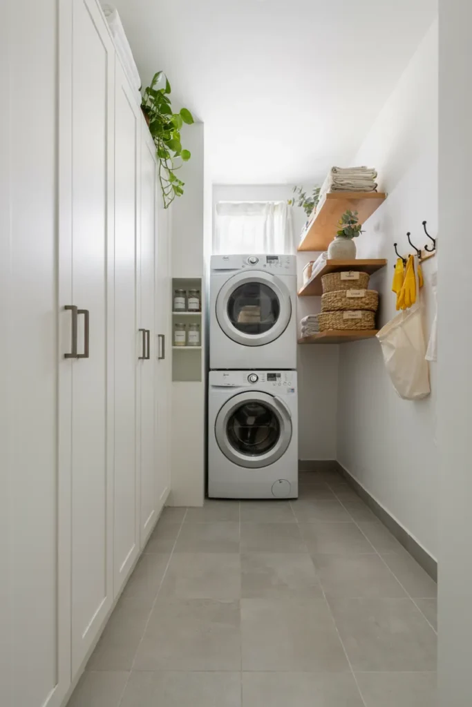 Small Space Laundry Room Storage Solutions