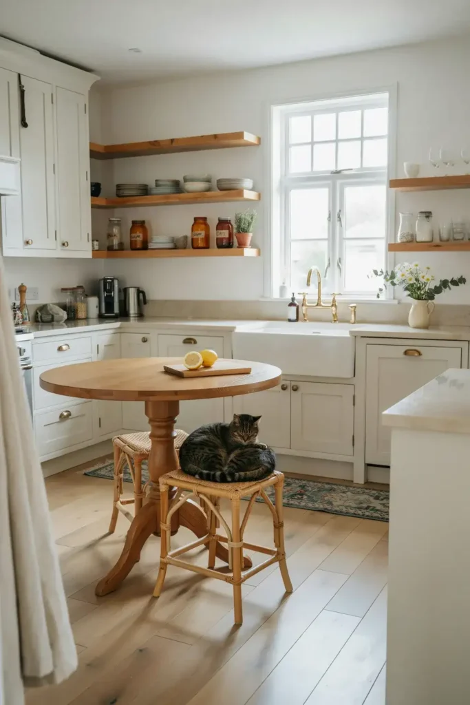 Soft White Country Kitchen Inspiration