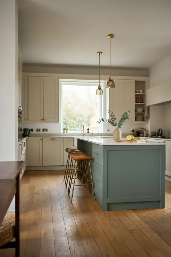 Stylish Green Kitchen Island Inspiration