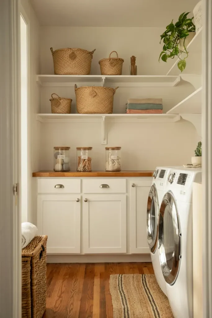Stylish Woven Basket Organization