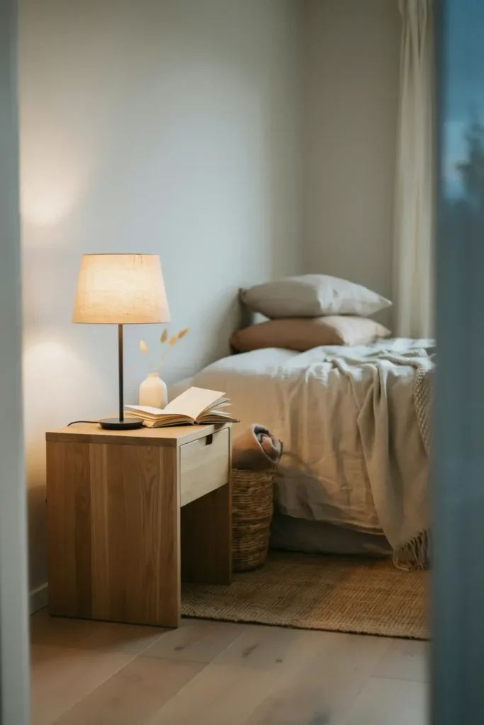  Textured Linen Shade Lamp