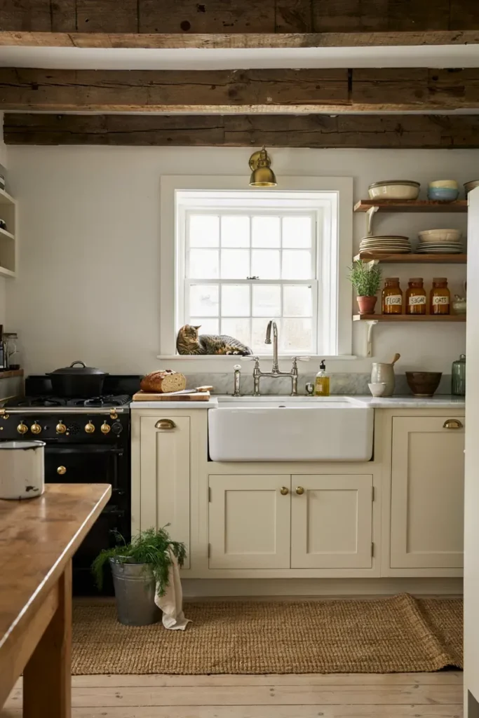 Timeless Farmhouse Vintage Kitchen Design
