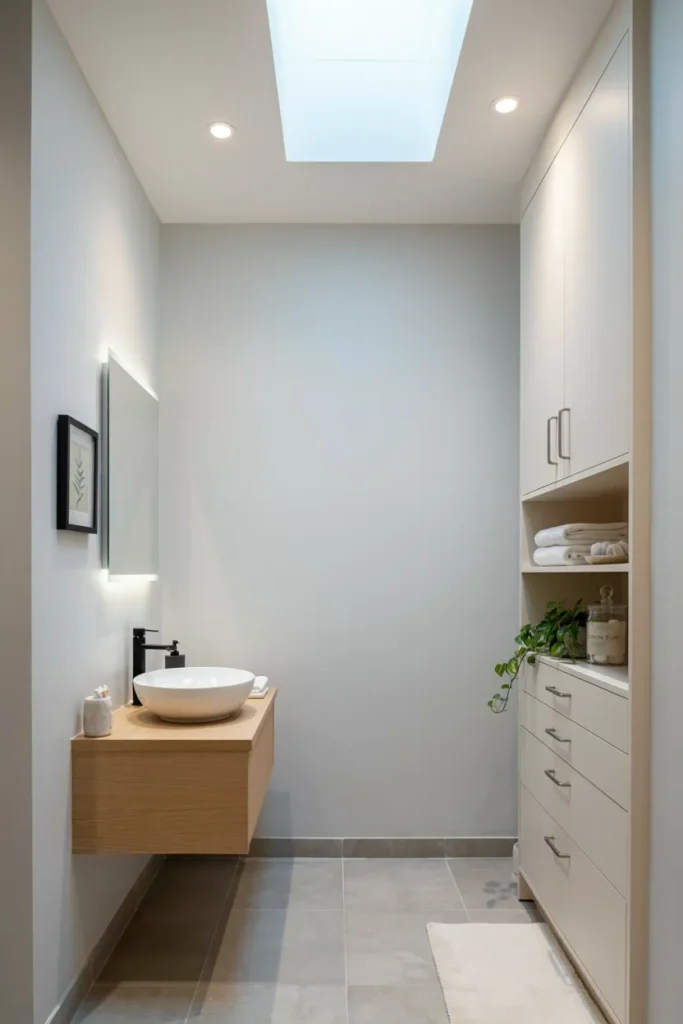 Vertical Storage Cabinets for Small Bathrooms