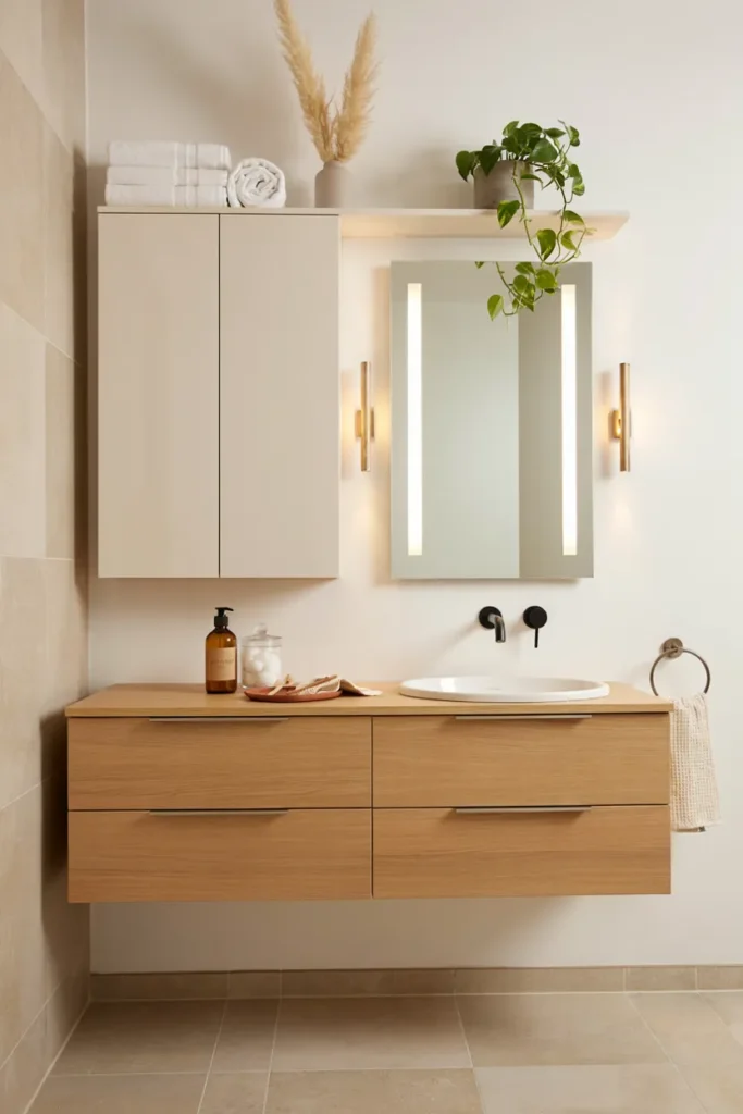 Wall-Mounted Storage with Decorative Appeal