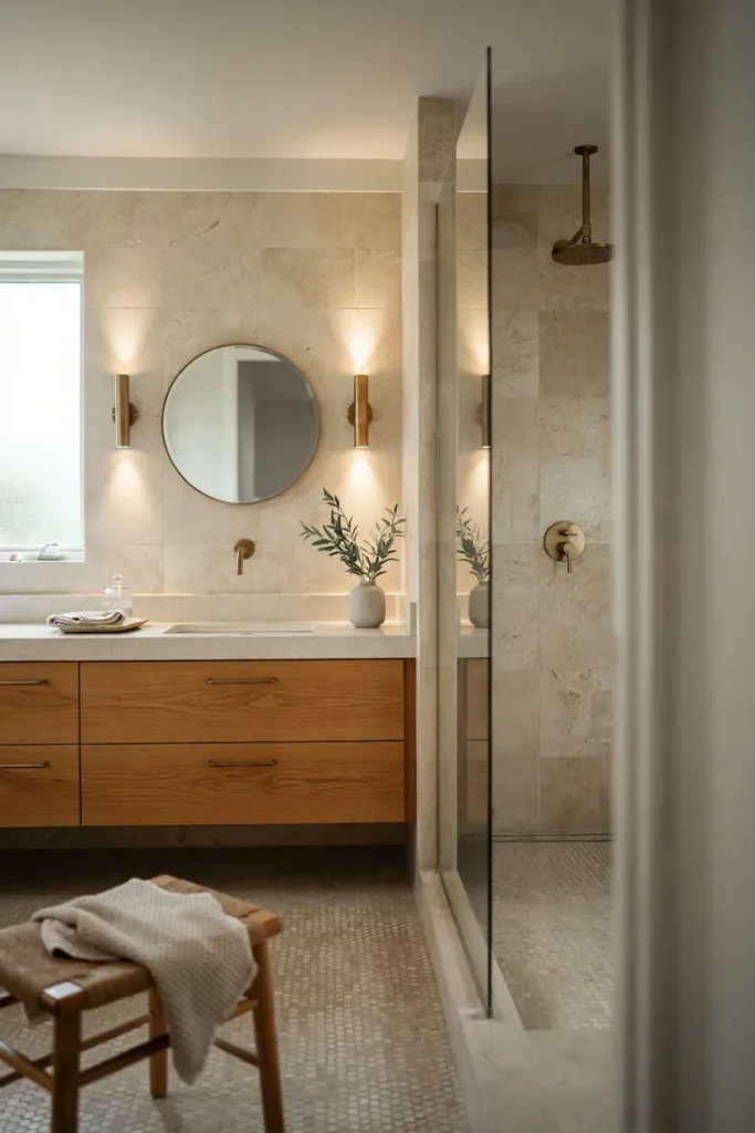 Warm Brass Accents