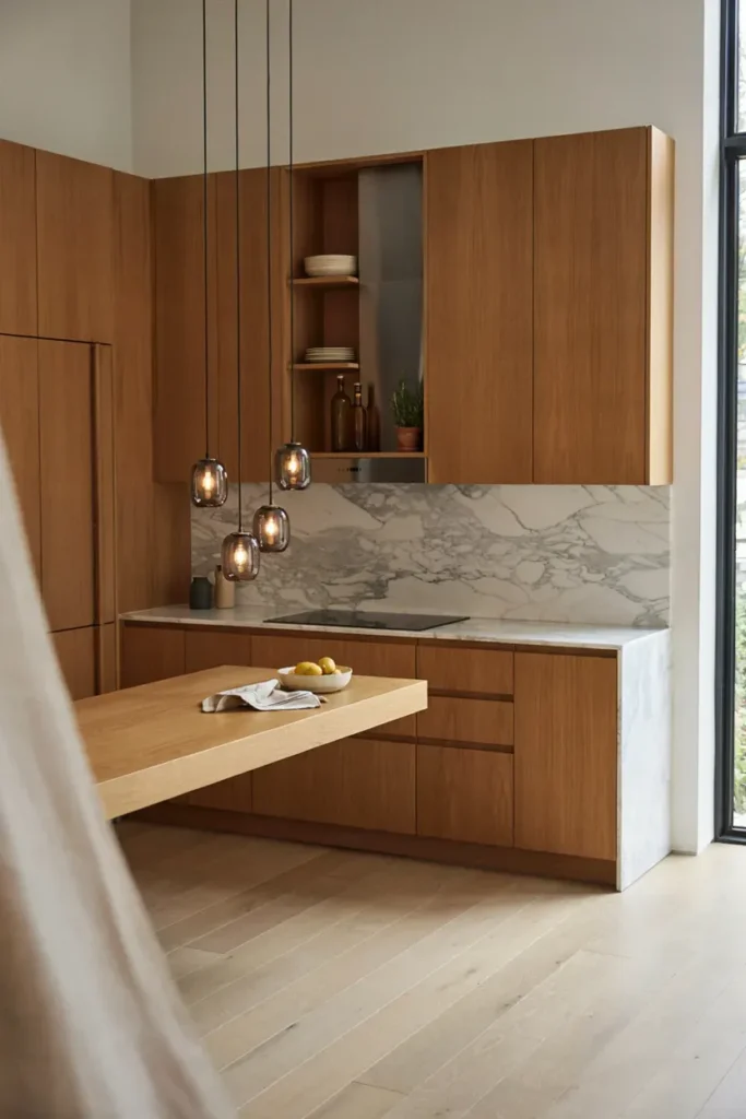Warm Wood Cabinet Designs
