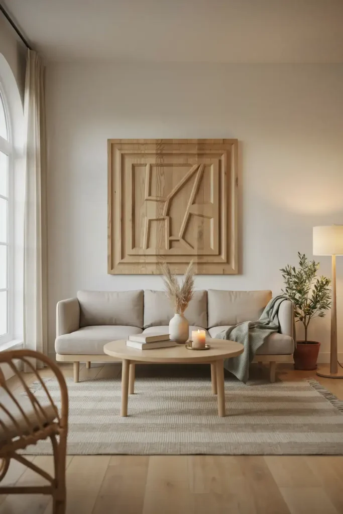  Wooden Wall Art with Natural Texture