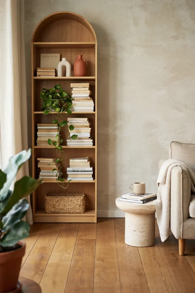 Arched Bookcase Display