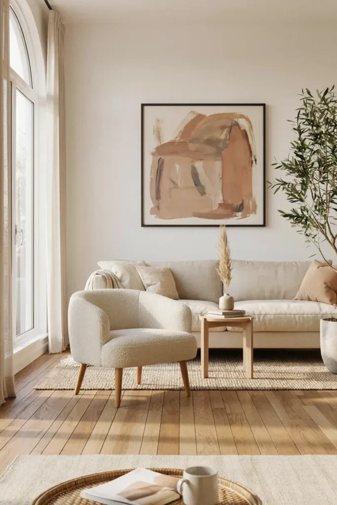 Boucle Lounge Chair