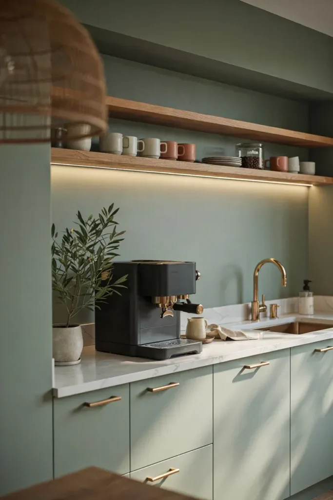 Built-In Coffee Station