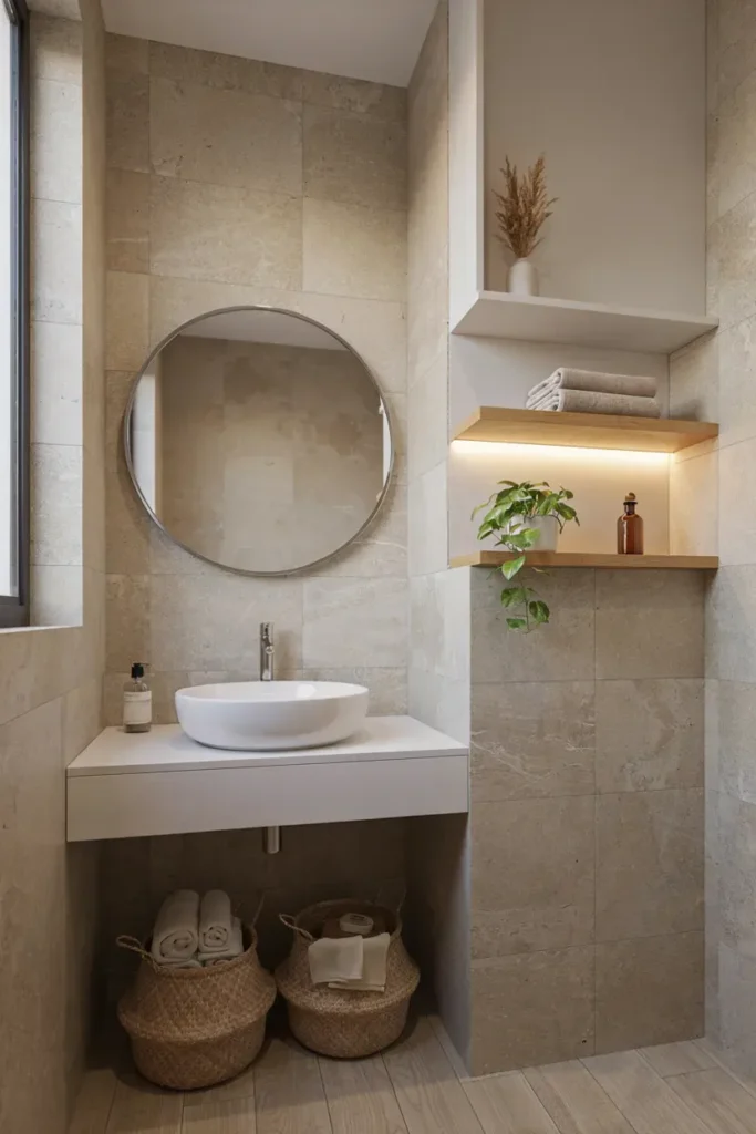 Floating Corner Cabinet