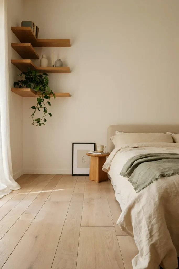 Floating Corner Shelves