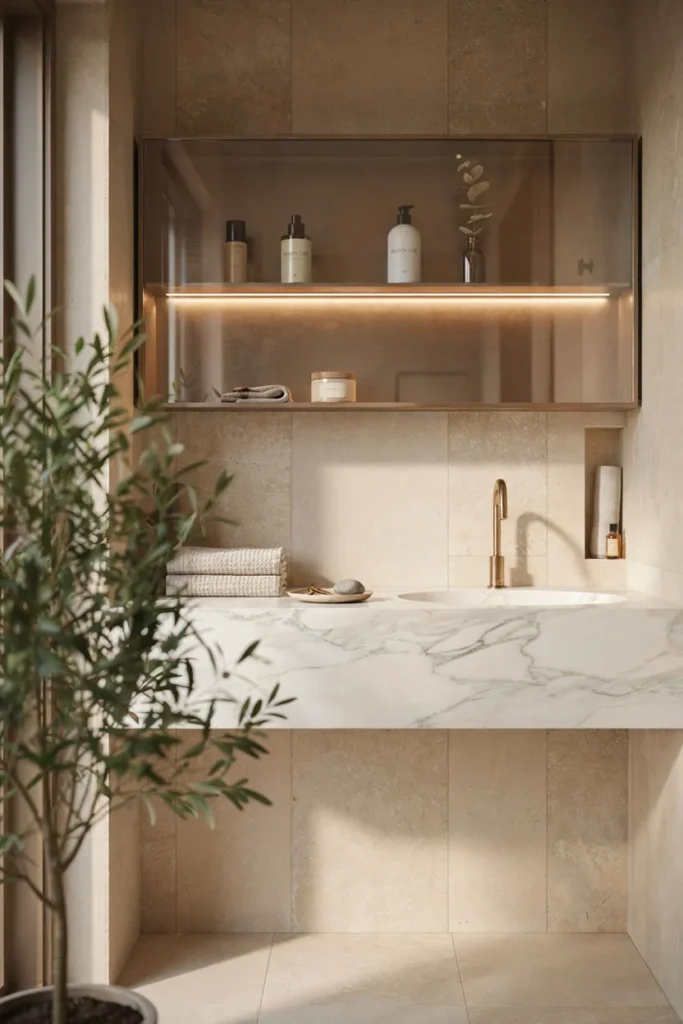 Floating Glass Cabinet