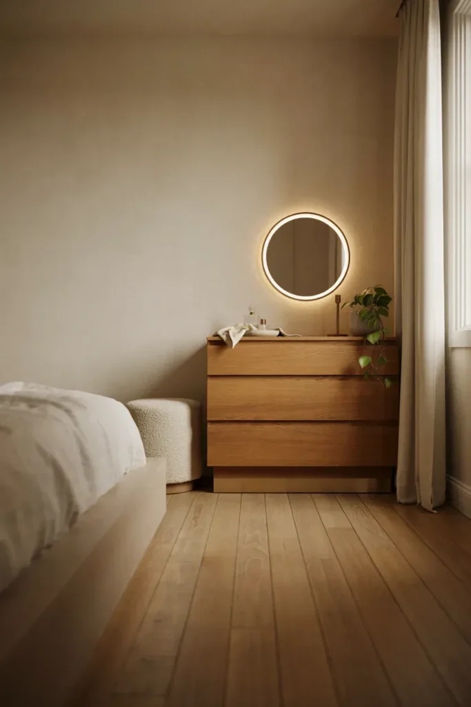 Floating Makeup Vanity