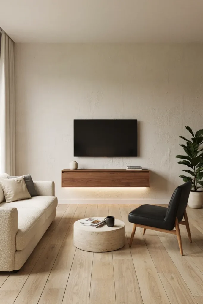Floating Media Console