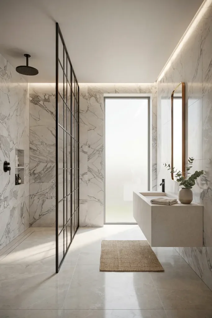 Grid Shower Screen