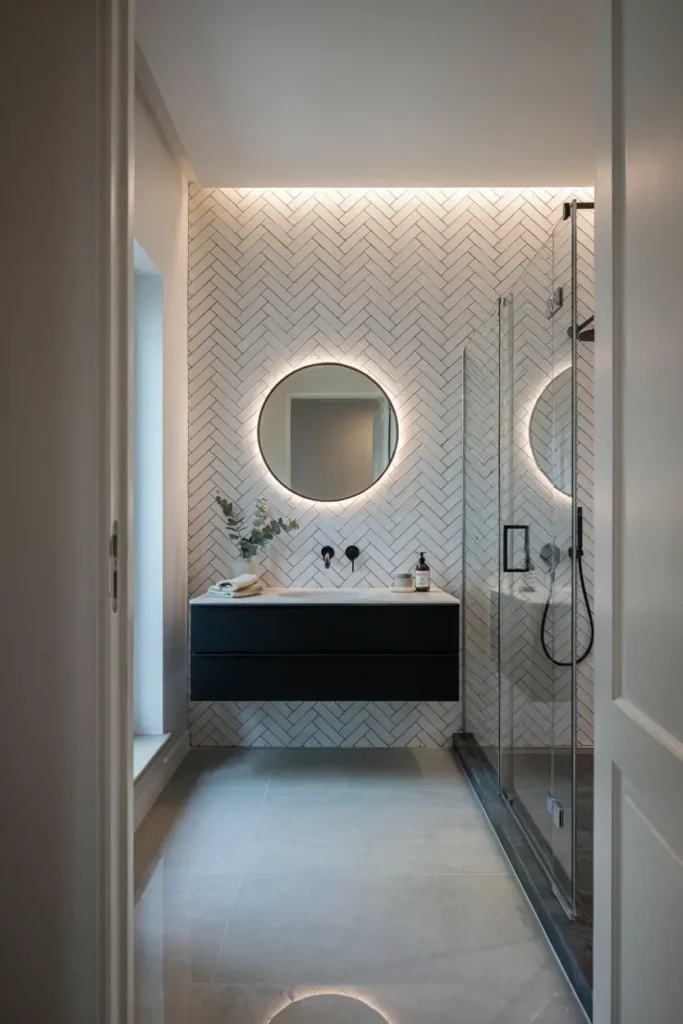 Herringbone Feature Wall