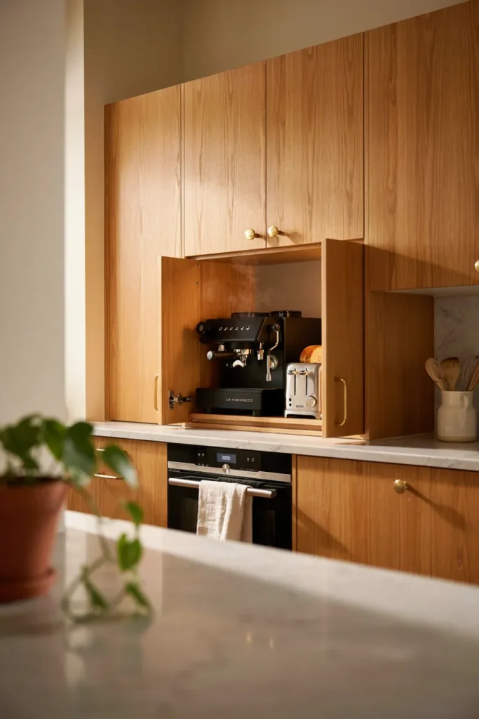 Hidden Appliance Garage