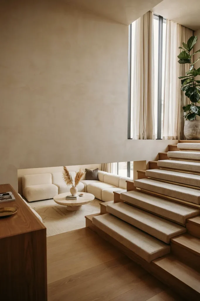 Integrated Step Seating