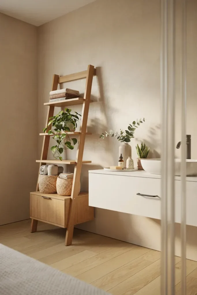 Ladder Shelf Cabinet