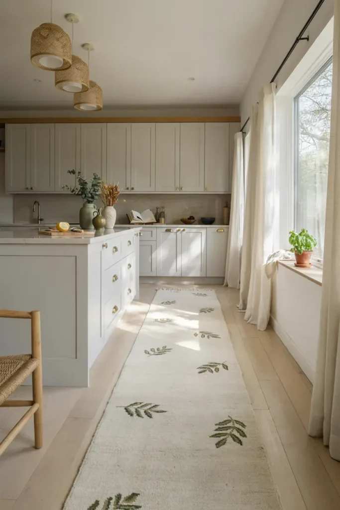 Leaf Motif Rug