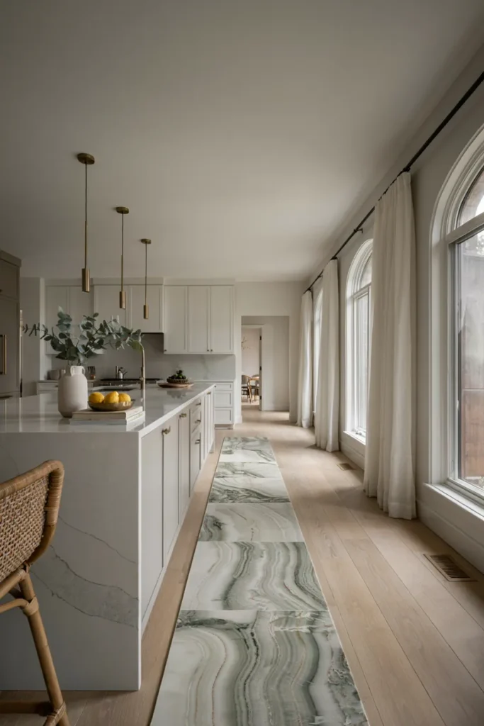 Marble Green Print