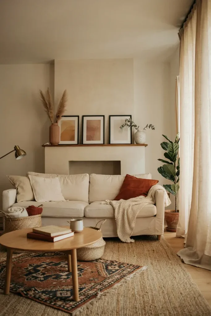 Minimal Fireplace Styling