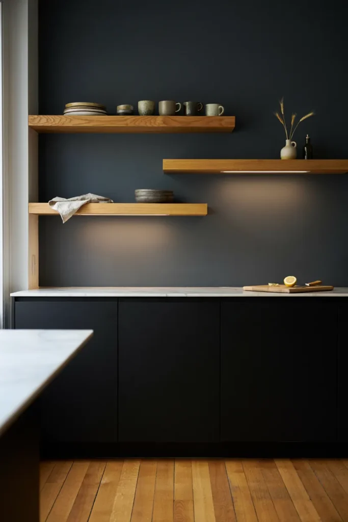 Minimal Open Shelves