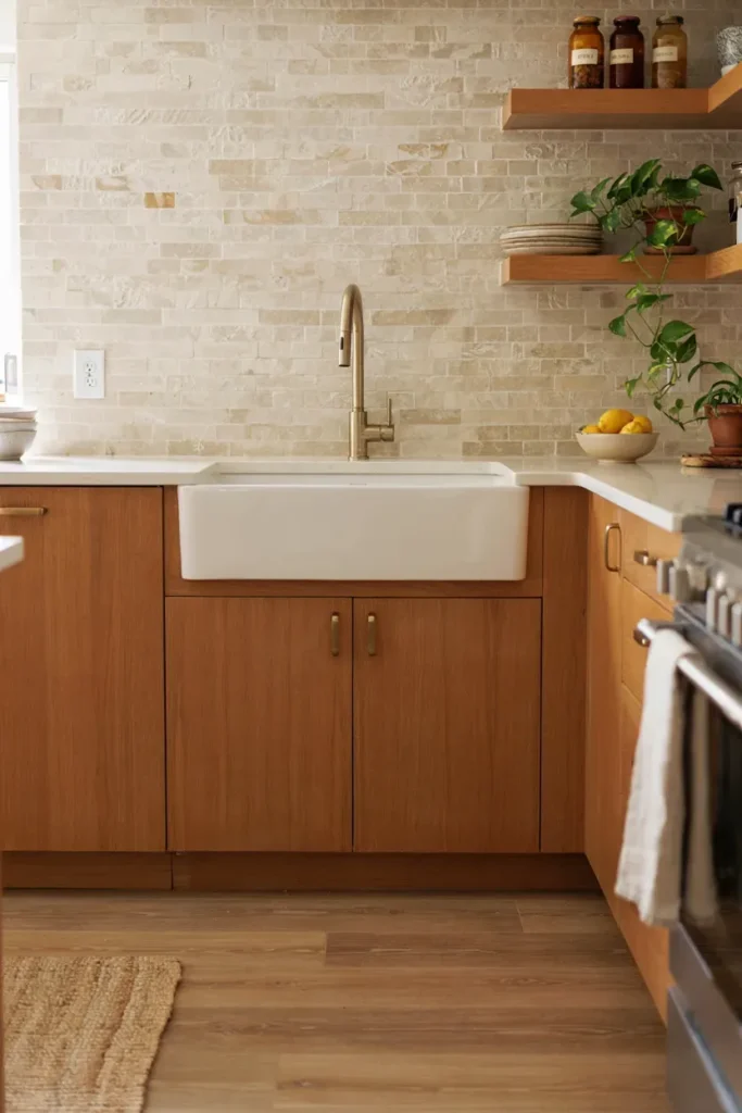 Natural Stone Backsplash