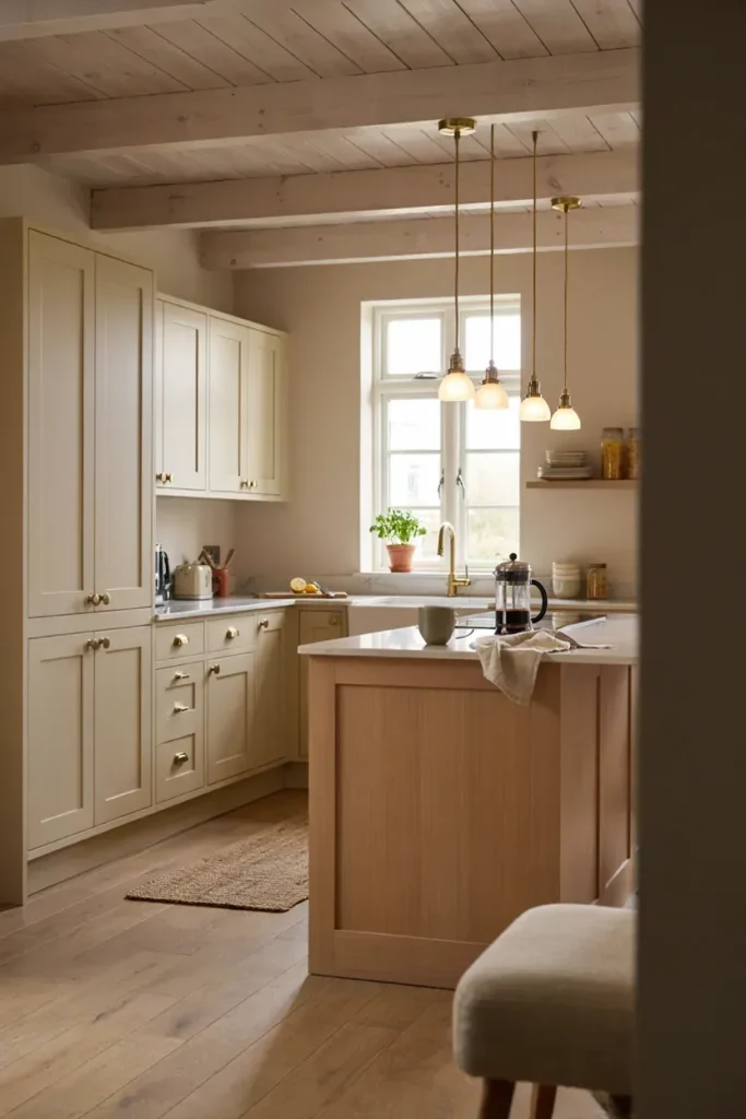 Natural Wood Ceiling Beams