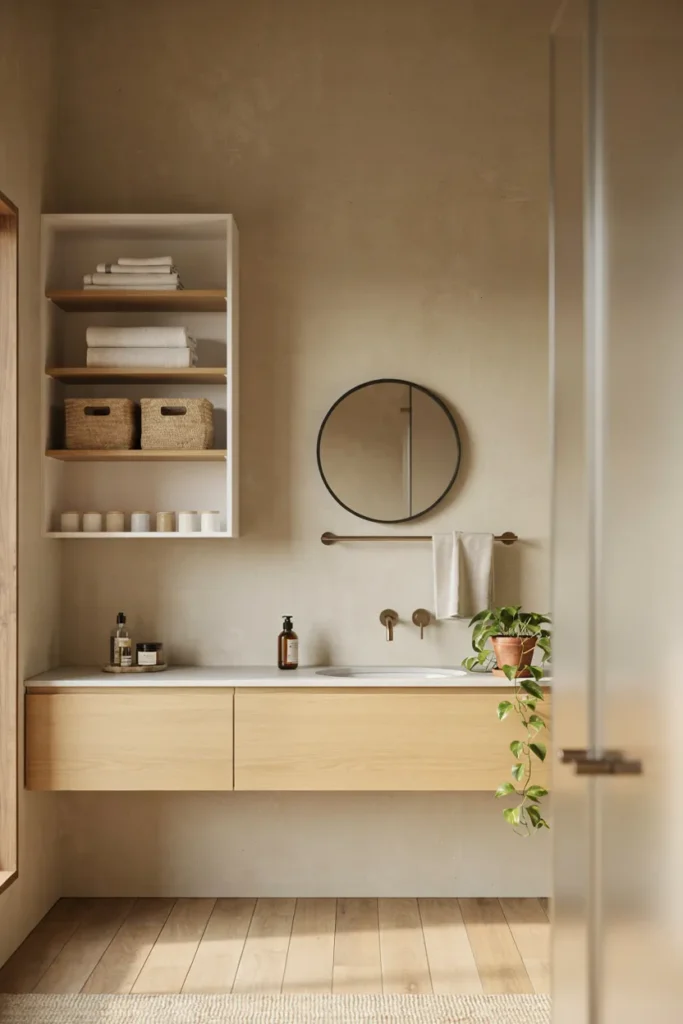 Open Shelf Cabinet