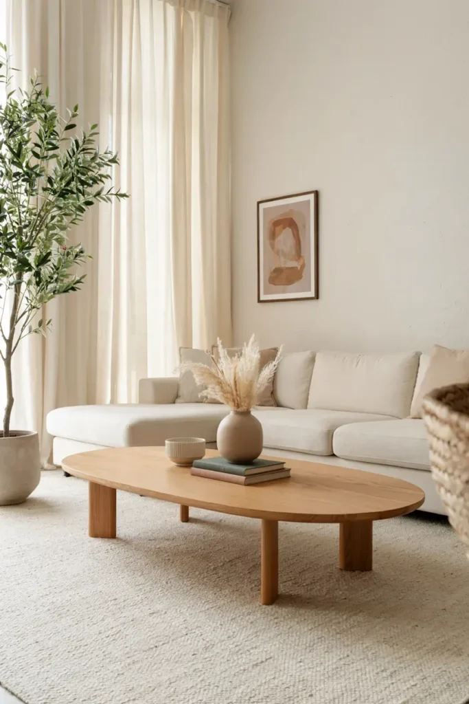 Oval Oak Table
