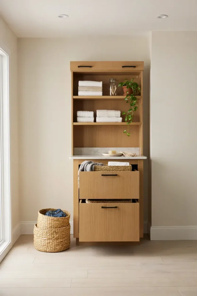 Pull-Out Hamper Cabinet