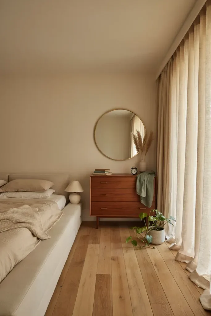 Round Statement Mirror