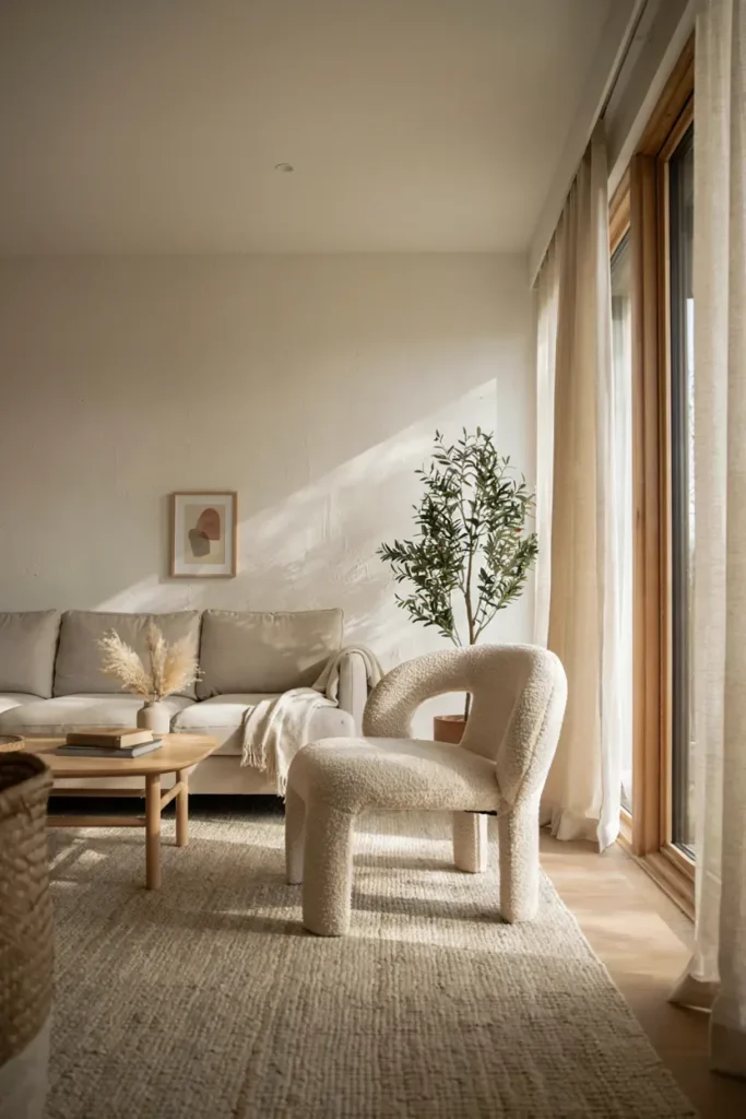 Sculptural Loop Chair