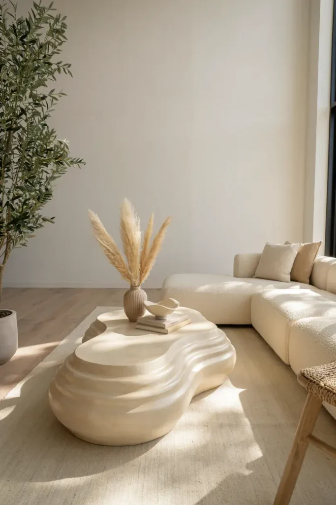 Sculptural Resin Table