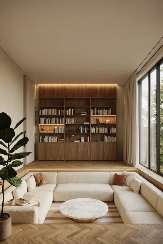 Sunken Library Wall