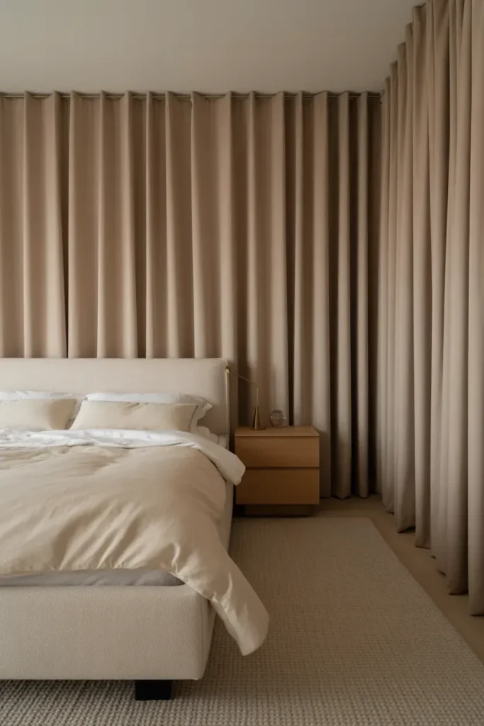 Wall-Matched Drapes