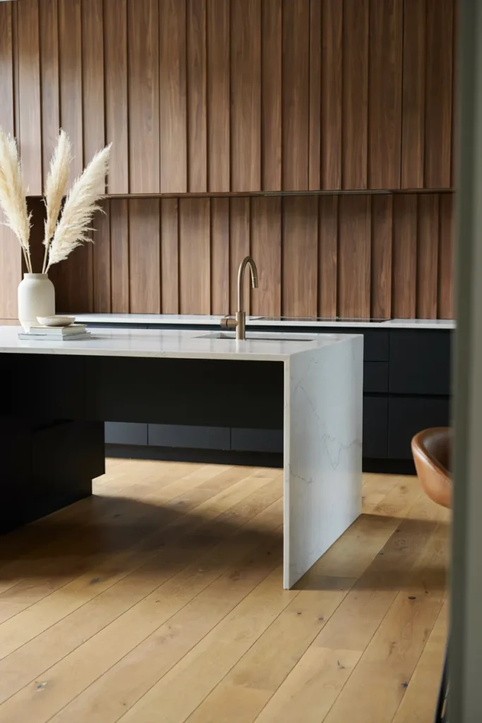 Walnut Accent Walls