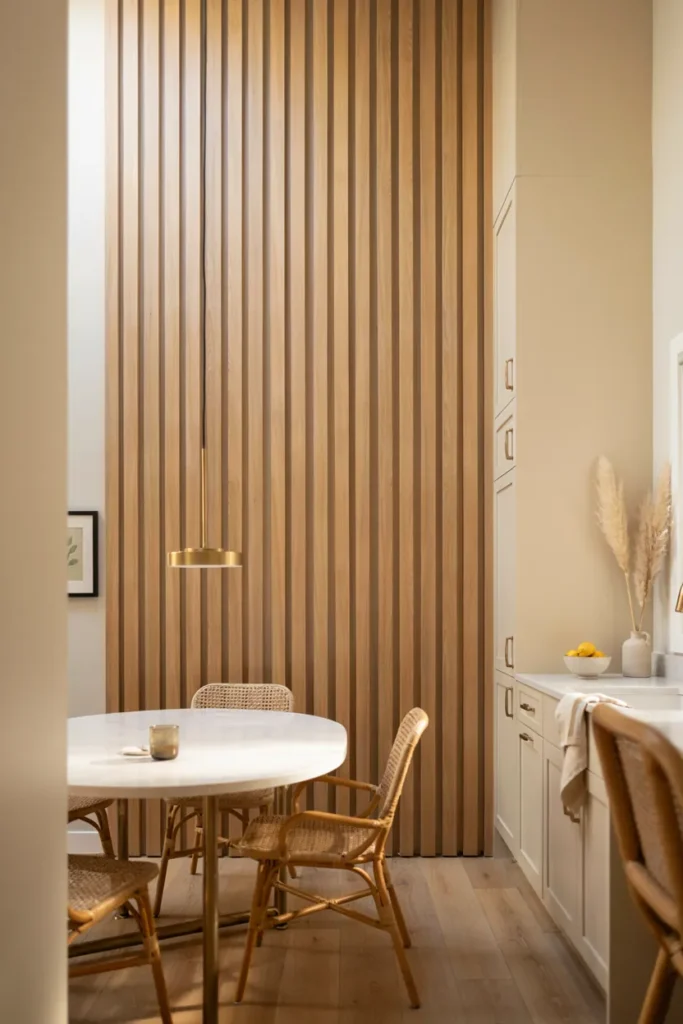 Wood Slat Accent Wall